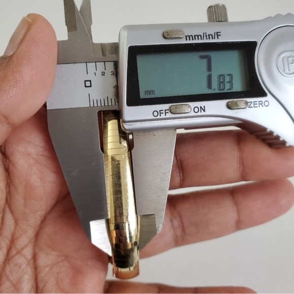 Heavy 14K Gold Omega Herringbone Snake Style Bangle Bracelet - Picture 6 of 13